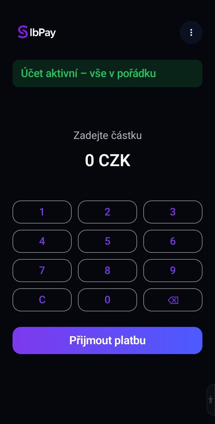 SibPay screen 1